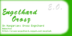 engelhard orosz business card